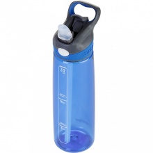Contigo Trinkflasche Ashland Autospout Tritan (auslaufsicher, mit Strohhalm) 720ml blau - 1 Flasche